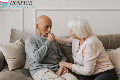 coughing old men