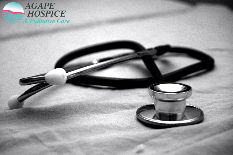 Hospice nurses wear stethoscopes when providing care to patients in LA and Orange Counties