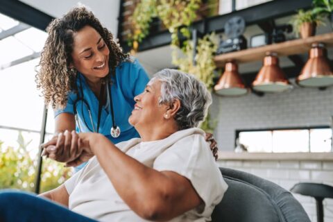 Cancer patient receiving hospice care support in Los Angeles & Orange Counties